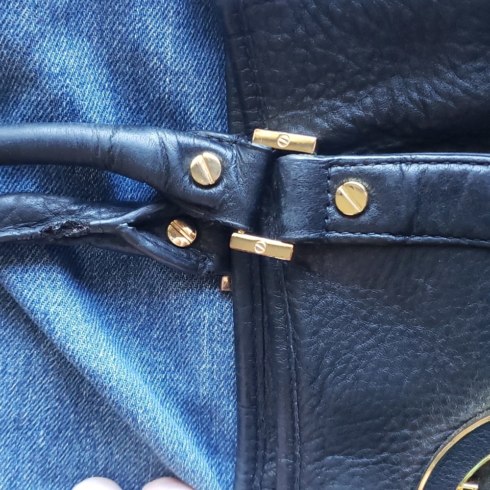 Tory Burch Amanda Black Leather Hobo - Picture 8 of 12